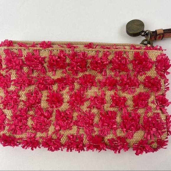 Live Love Loft Wristlet Tan and Pink - Picture 3 of 7